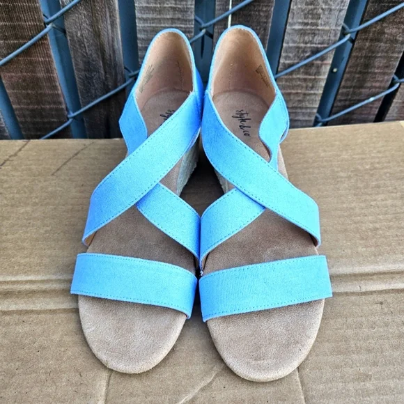 Style & Co. Women's Zaddie Wedge Sandals Size 8M - Picture 12 of 16